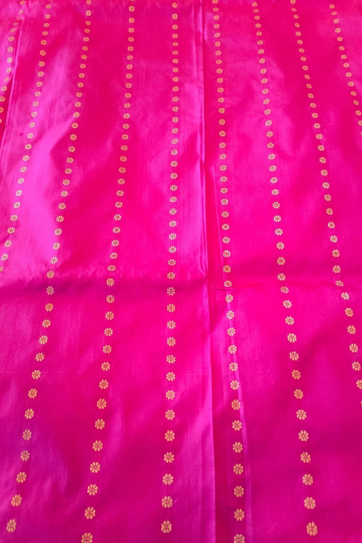 Baby Pink Pure Katan Silk Handmade Saree