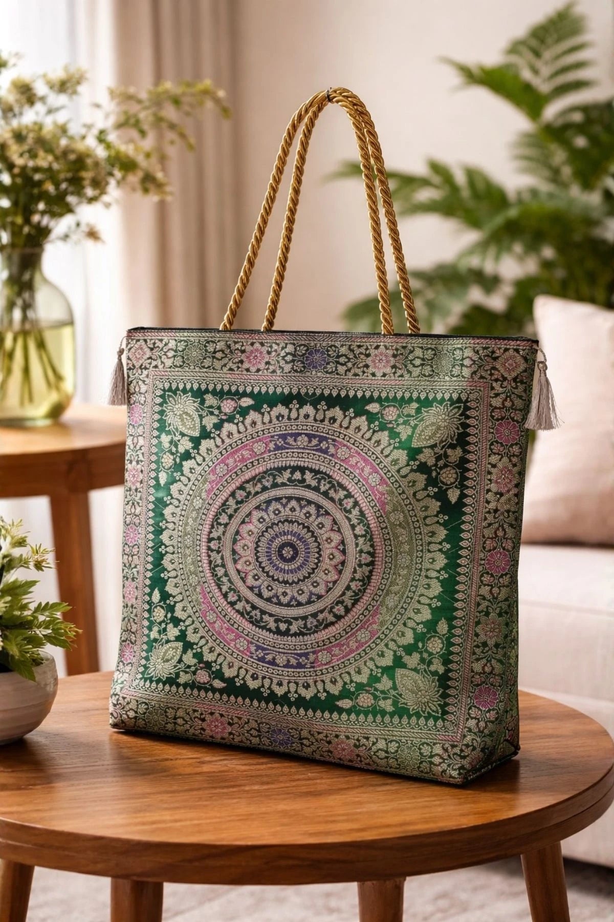 Boho Mandala Multipurpose Handmade Bag