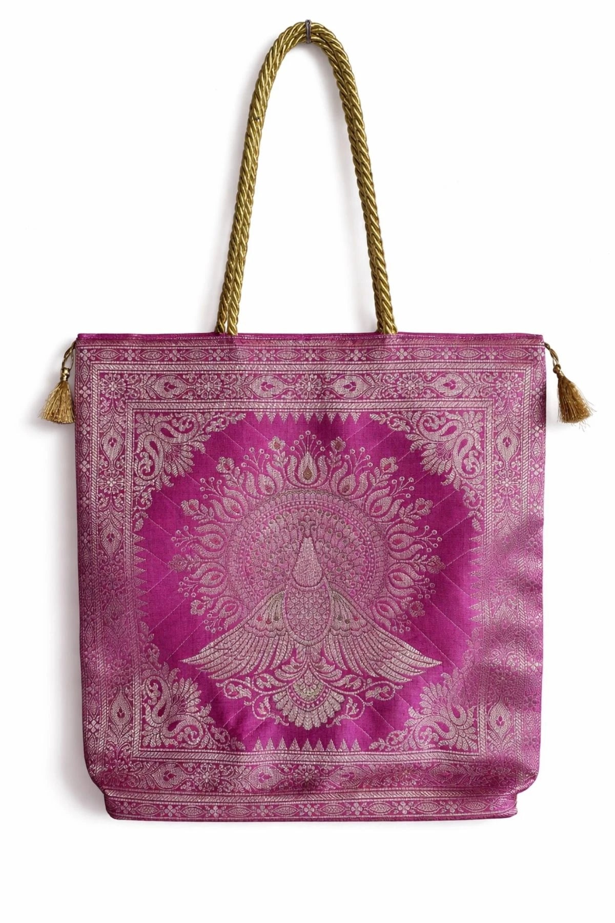 Peacock Mandala Multipurpose Handmade Bag