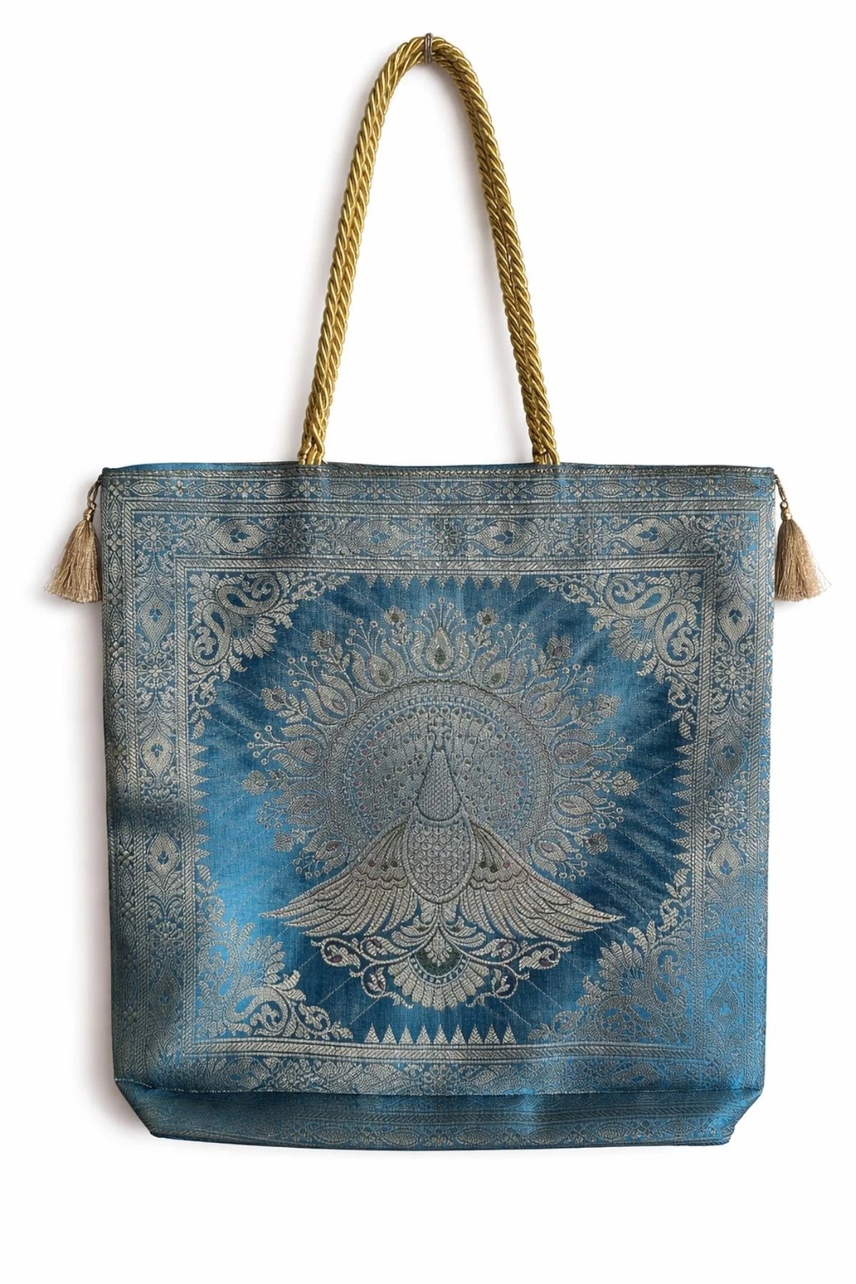 Peacock Mandala Multipurpose Handmade Bag