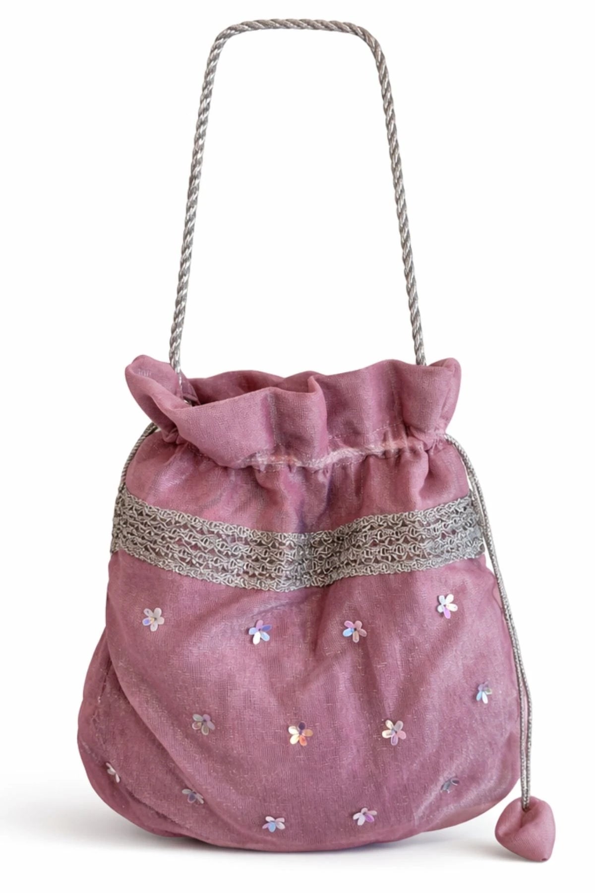 Pink Shimmer Potli Bag