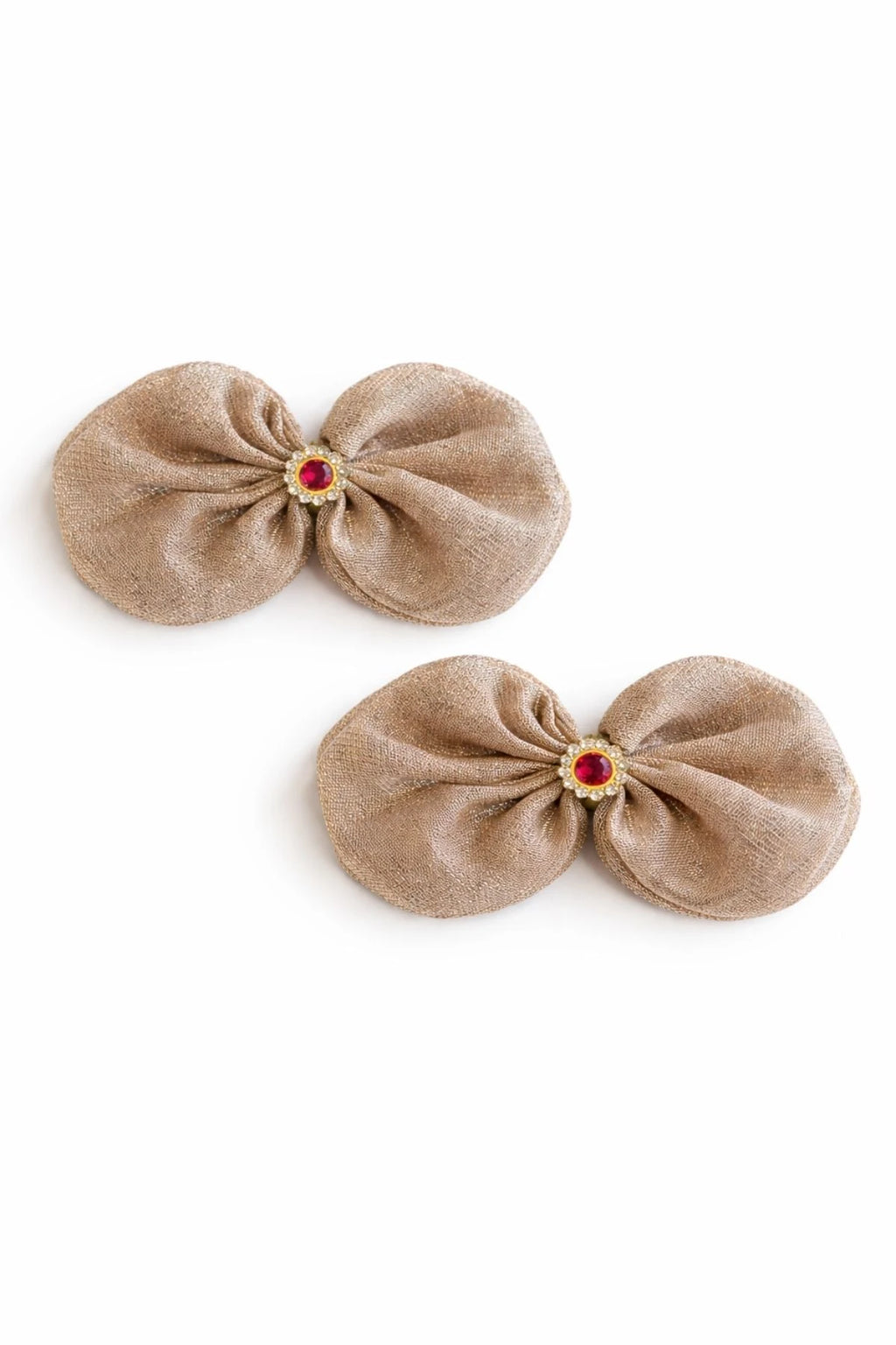 Rose Gold Bow Hair Pins Set