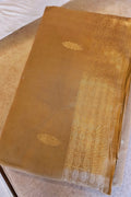 Rose Gold Modal Silk Handwoven Saree