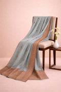 Sky Blue Modal Silk Handwoven Saree