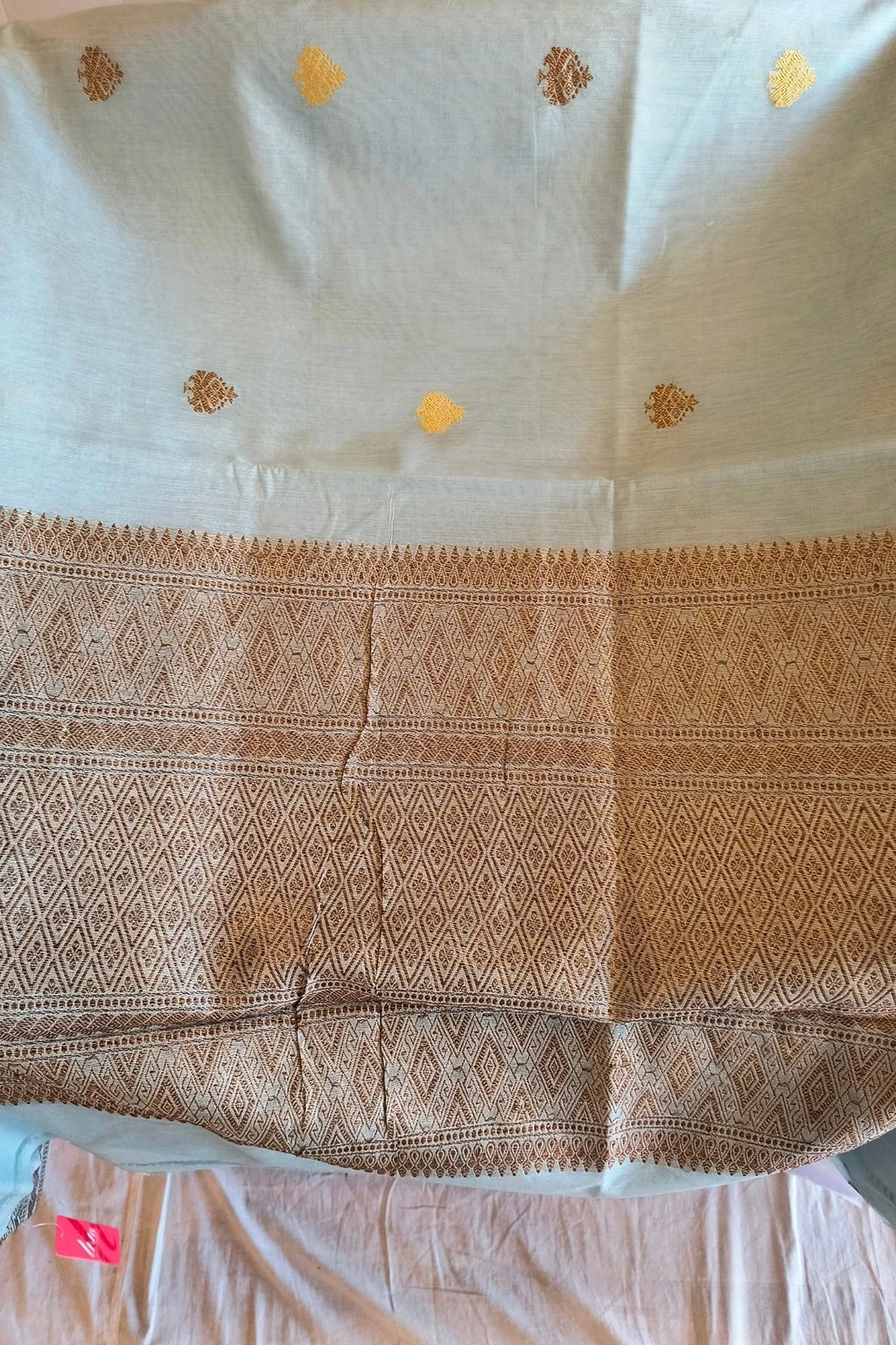 Sky Blue Modal Silk Handwoven Saree