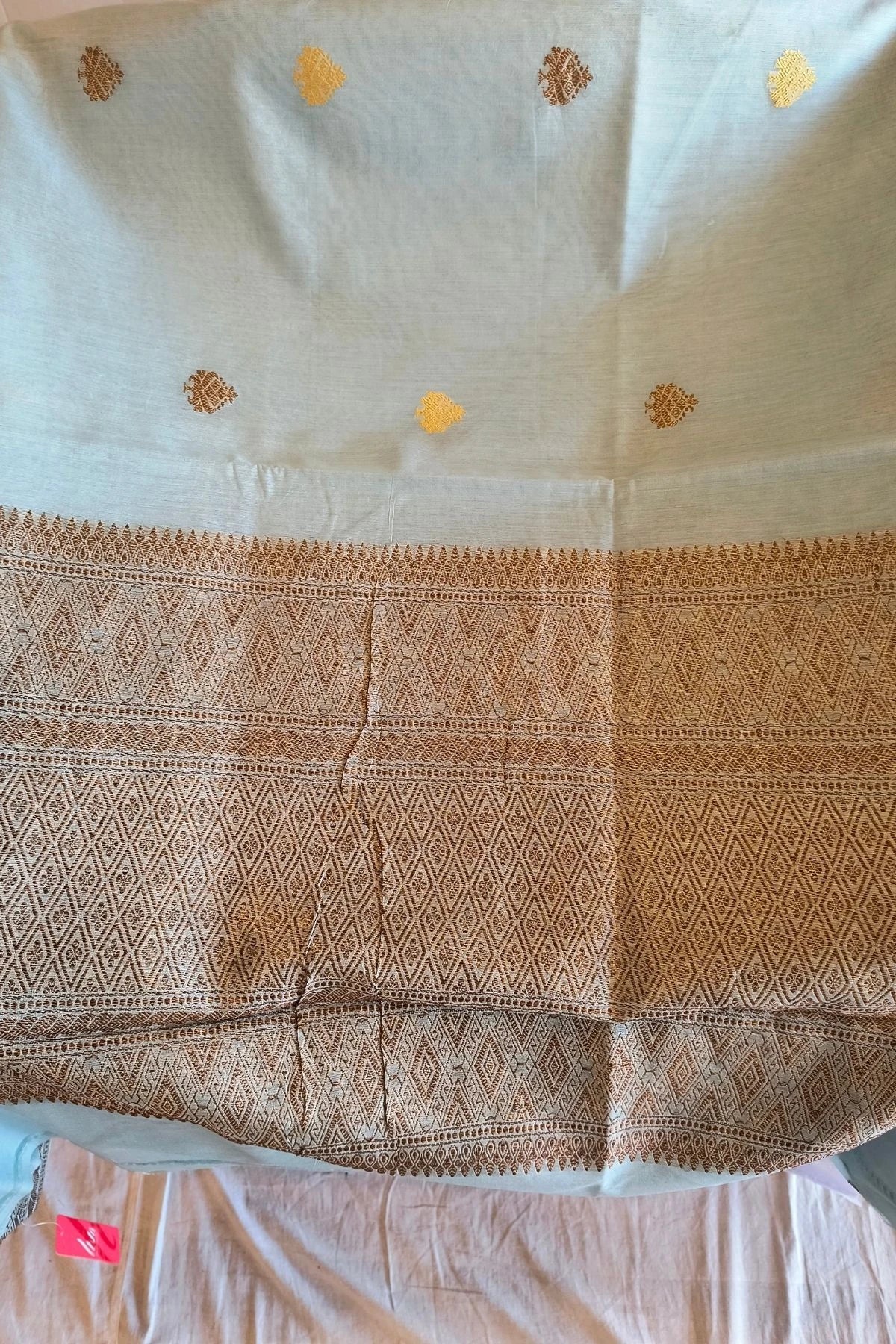 Sky Blue Modal Silk Handwoven Saree